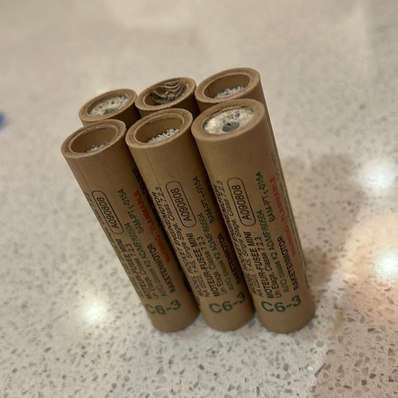 Estes Toys 6 Estes C63 Hobby Model Rocket Engines Fuses Made In The